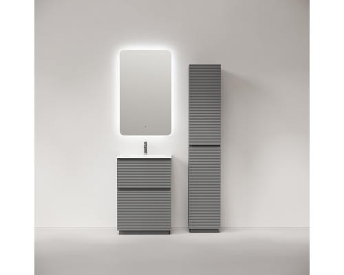 Тумба под раковину Напольная Sancos Folk Floor 59 FL60FES Ergraut soft