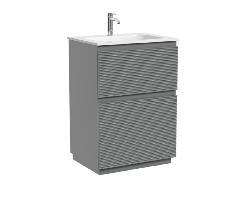 Тумба под раковину Напольная Sancos Folk Floor 59 FL60FES Ergraut soft