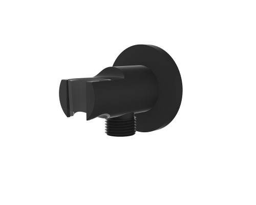 Держатель ручного душа Vincea VSC-31MB с подводом воды черный