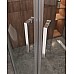 Душевой уголок Cezares Molveno 100x80 MOLVENO-RH-2-100/80-C-Cr-IV профиль Хром стекло прозрачное