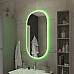 Зеркало Cezares Ellisse 50 CZR-SPC-ELS-500-950-RGB-TCH с подсветкой с сенсорным выключателем и функцией памяти