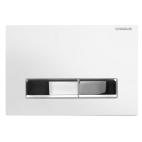 Кнопка смыва Charus Raiden FP.321.WBN.01 белый/хром