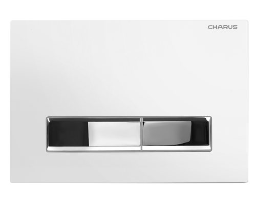 Кнопка смыва Charus Raiden FP.321.WBN.01 белый/хром