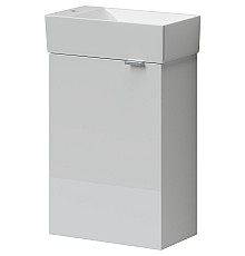 Тумба под раковину SANCOS Mini L 355х205х500, 1 полка, белый глянец