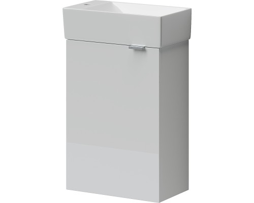 Тумба под раковину SANCOS Mini L 355х205х500, 1 полка, белый глянец