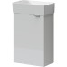 Тумба под раковину SANCOS Mini L 355х205х500, 1 полка, белый глянец