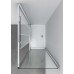 Душевой уголок Vincea Soft 1100x900 черный стекло прозрачное