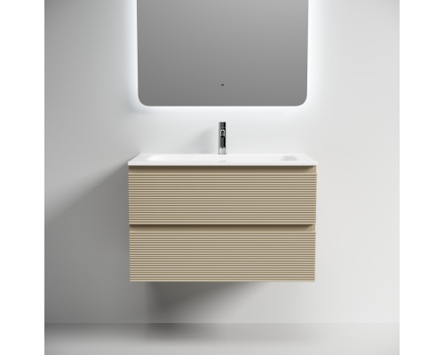 Тумба под раковину Настенная Sancos Folk 79 FL80CP Капучино