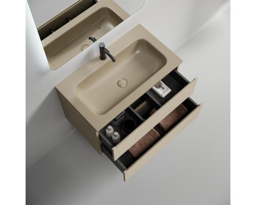 Тумба под раковину Настенная Sancos Folk 79 FL80CP Капучино