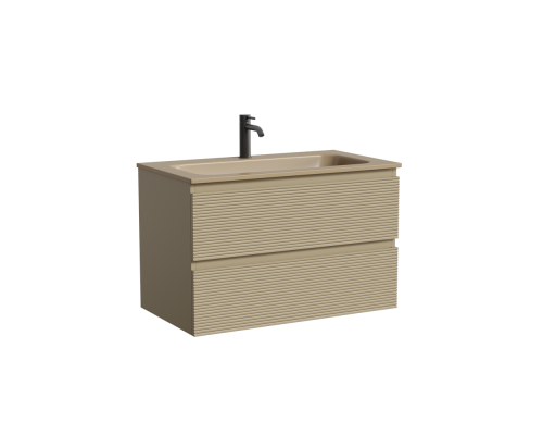 Тумба под раковину Настенная Sancos Folk 79 FL80CP Капучино