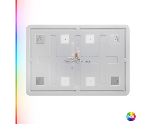 Зеркало Cezares Multicolore 100 CZR-SPC-MC-1000-800-RGB-TCH с подсветкой с сенсорным выключателем и функцией памяти