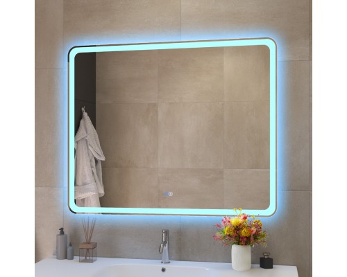 Зеркало Cezares Multicolore 100 CZR-SPC-MC-1000-800-RGB-TCH с подсветкой с сенсорным выключателем и функцией памяти