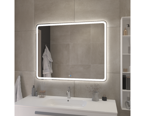 Зеркало Cezares Multicolore 100 CZR-SPC-MC-1000-800-RGB-TCH с подсветкой с сенсорным выключателем и функцией памяти