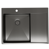 Кухонная мойка Reflexion Maggiore RX2365BL оружейная сталь