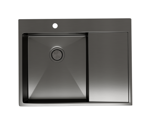 Кухонная мойка Reflexion Maggiore RX2365BL оружейная сталь