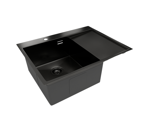 Кухонная мойка Reflexion Maggiore RX2365BL оружейная сталь