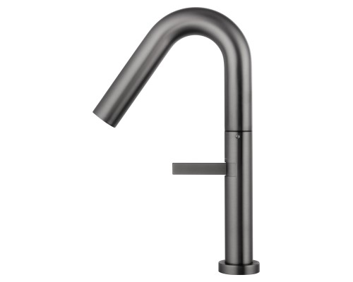 Смеситель для раковины высокий Wonzon&Woghand, Темный графит WW-6068-BGG