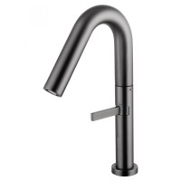 Смеситель для раковины высокий Wonzon&Woghand, Темный графит WW-6068-BGG