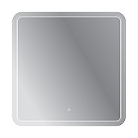 Зеркало Cezares Duet 80 CZR-SPC-DUET-800-800-LED-TCH с подсветкой с лазерной гравировкой и сенсорным выключателем