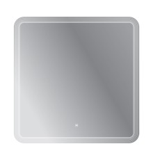 Зеркало Cezares Duet 80 CZR-SPC-DUET-800-800-LED-TCH с подсветкой с лазерной гравировкой и сенсорным выключателем