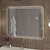 Зеркало Cezares Duet 80 CZR-SPC-DUET-800-800-LED-TCH с подсветкой с лазерной гравировкой и сенсорным выключателем