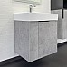 Подвесная Тумба с раковиной Comforty Асти-60П бетон светлый CF3WL032