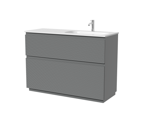 Тумба под раковину Напольная Sancos Folk Floor 119.5 FL120FLES Ergraut soft