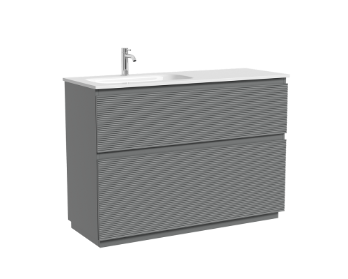 Тумба под раковину Напольная Sancos Folk Floor 119.5 FL120FLES Ergraut soft