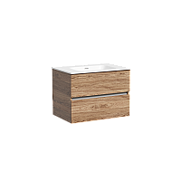 Тумба подвесная SANCOS Urban 790х450х550, c двумя ящиками, дуб чарльстон UR70ECH