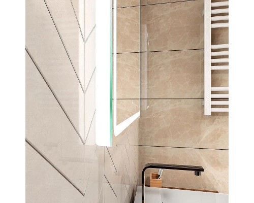 Зеркало Континент Amaze 800x900 с подсветкой с сенсорным выключателем