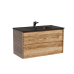 Тумба под раковину подвесная Sancos Marmi 2.0 89х44 с доводчиками, дуб чарльстон, MR2.090ECH