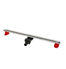 Душевой лоток BERGES SUPER Slim 1200 матовый хром боковой