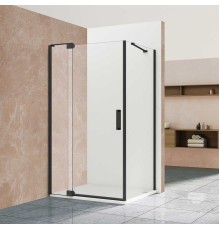 Душевой уголок Vincea Extra 800x900x1000 черный стекло прозрачное