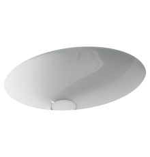 Раковина встраиваемая снизу Ceramicanova Эра (Era) 465x380x190 мм, с отверстием слива - перелива, белый, арт.CN15005