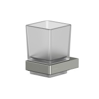 Стакан подвесной WHITECROSS Cubo брашированный никель