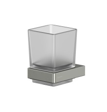 Стакан подвесной WHITECROSS Cubo брашированный никель
