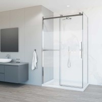 Душевой уголок Vincea Como Soft VSR-1CS8011CL 1100x800 хром стекло прозрачное