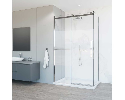 Душевой уголок Vincea Como Soft VSR-1CS8011CL 1100x800 хром стекло прозрачное