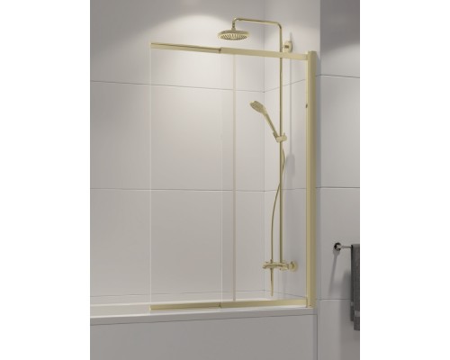 Шторка для ванны NEW TRENDY SENSI LIGHT GOLD 85x150 светлое золото