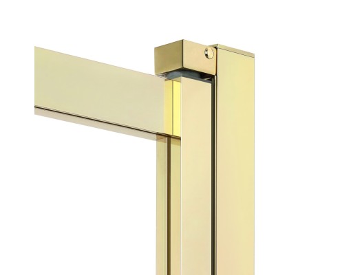 Шторка для ванны NEW TRENDY SENSI LIGHT GOLD 85x150 светлое золото