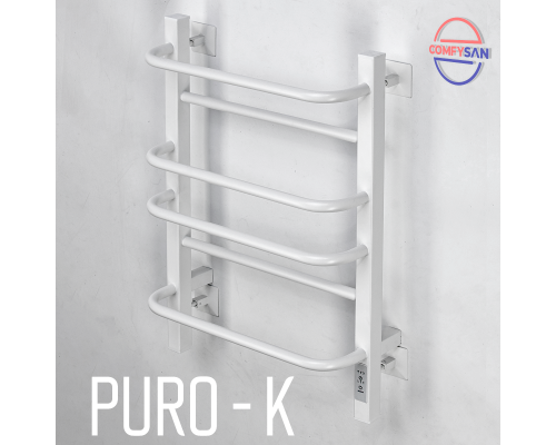 Полотенцесушитель электрический с/т Comfysan Puro-K EC-6 60/50, белый