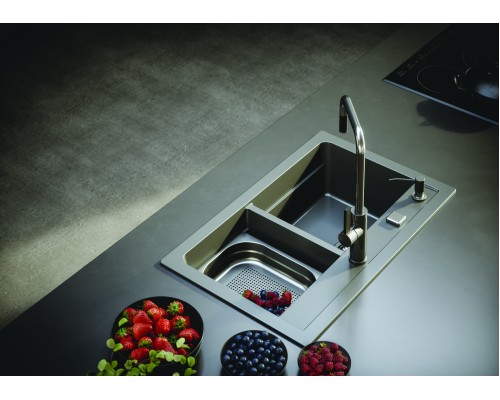 Мойка кухонная Alveus Granital Atrox 50 1132001 790х500 бетон