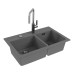 Мойка кухонная Alveus Granital Atrox 50 1132001 790х500 бетон