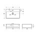 Раковина BelBagno 51 BB1340 Белая