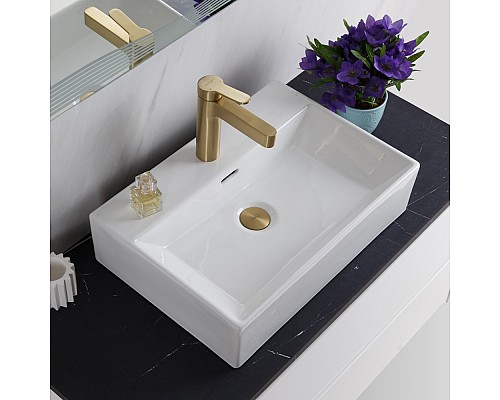 Раковина BelBagno 51 BB1340 Белая Раковина BelBagno 51 BB1340 Белая