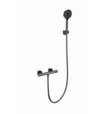 Смеситель для душа с термостатом Wonzon&Woghand, Темный графит