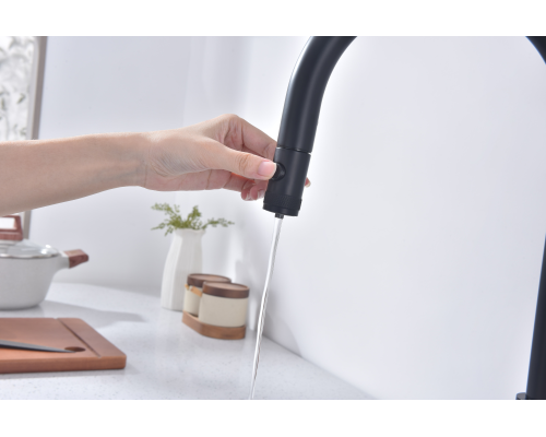 Смеситель для кухни Paulmark Galant Ga213077-AN Антрацит