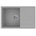 Кухонная мойка из искусственного камня Uperwood ECON UPD-507-003, серая матовая