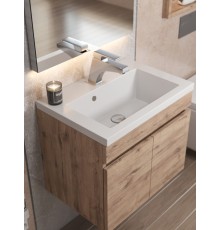 Раковина для ванной 50 см, Uperwood Eva, белая глянцевая
