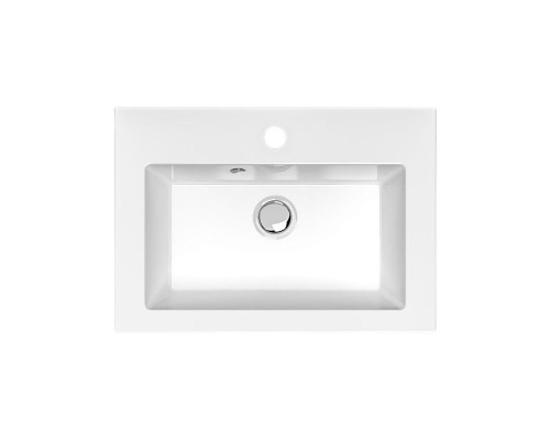 Раковина для ванной 50 см, Uperwood Eva, белая глянцевая